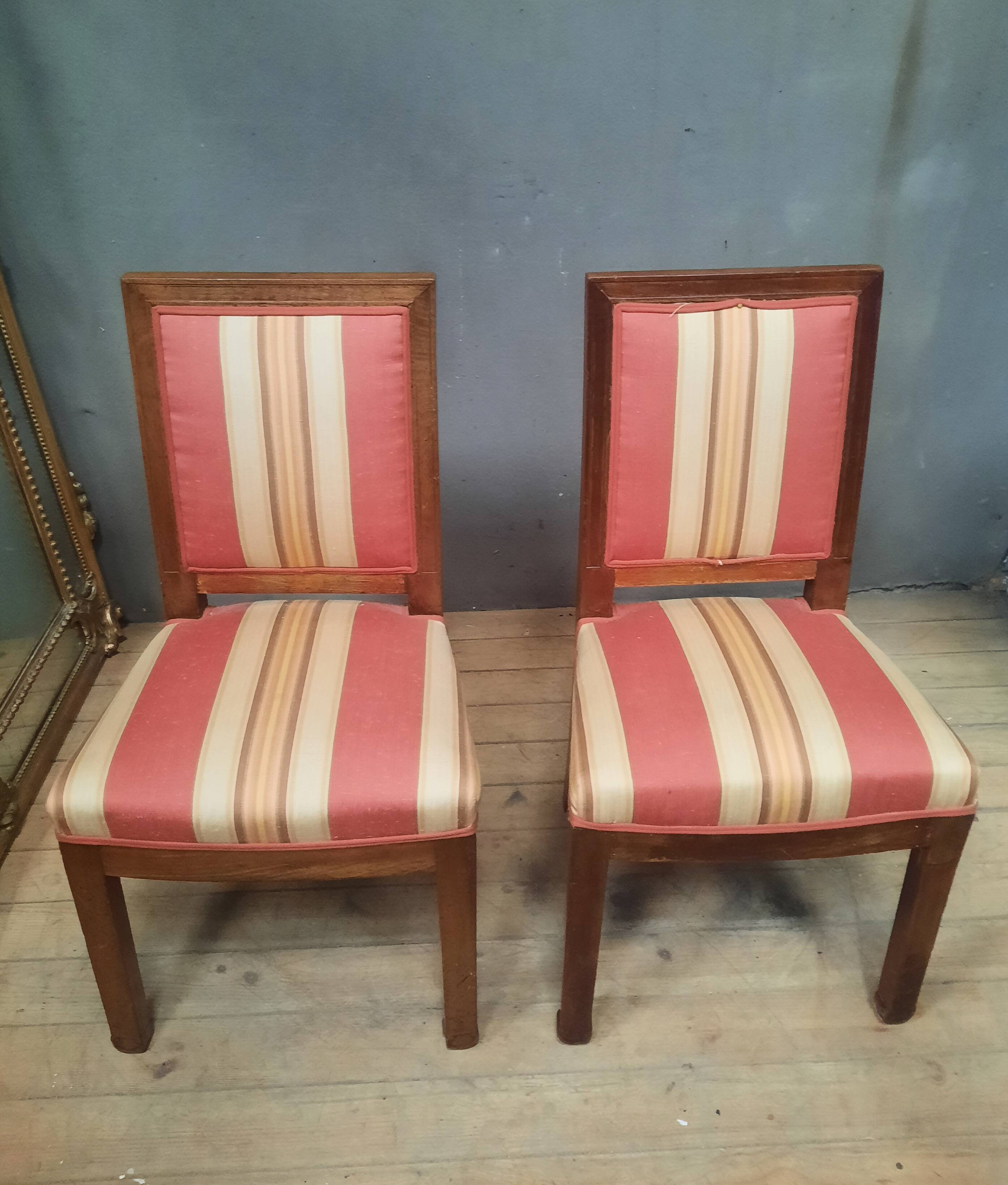Pair of empire chairs