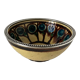 Bowl by René Nicole (1885-1960) in glazed terracotta and silver frame Art Deco period