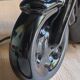 Vintage black ceramic motorcycle table lamp | Harley Davidson style