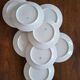 Lot of 8 small porcelain bread plates.
