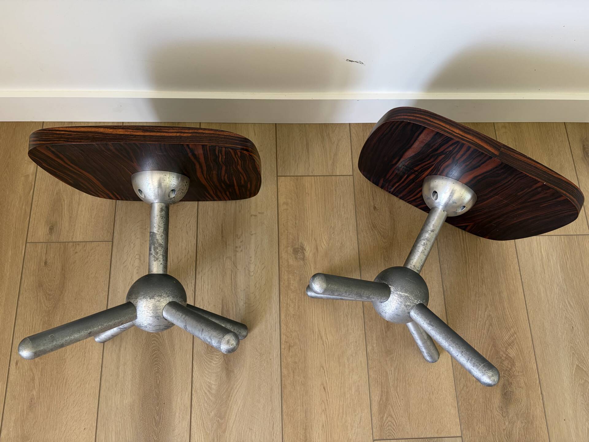 Pair of side tables by Michael Sodeau
