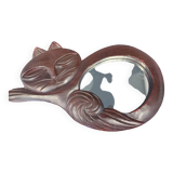 Vintage cat mirror