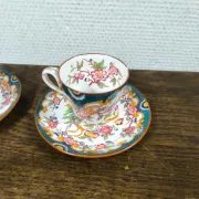 Lot de 2 tasses Sarreguemines minton 215