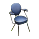 Fauteuil de coiffeur métal et skaï années 60