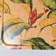 Fiberglass tray with flower decor