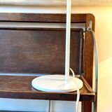 White metal desk lamp