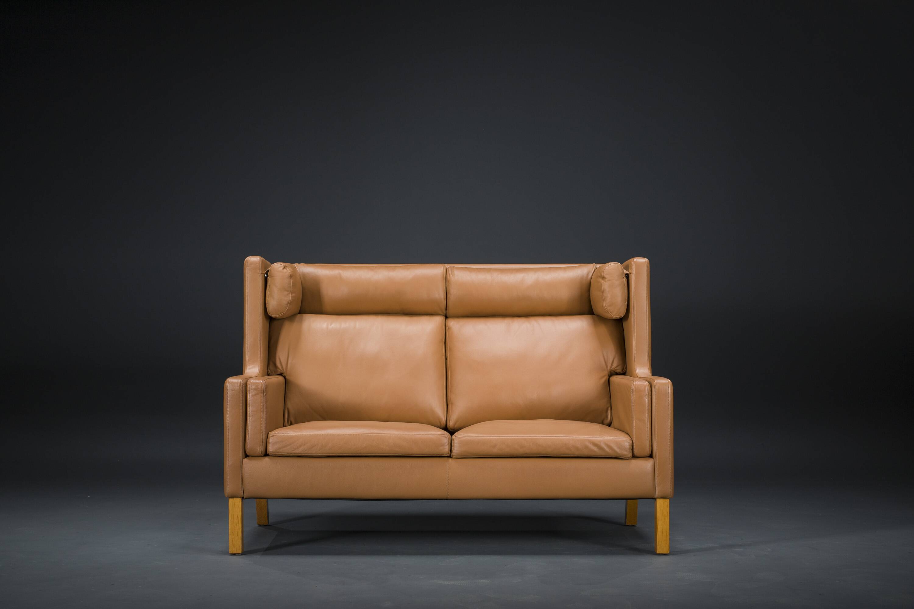 Leather Sofa 2292 by Børge Mogensen for Fredericia