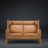 Leather Sofa 2292 by Børge Mogensen for Fredericia