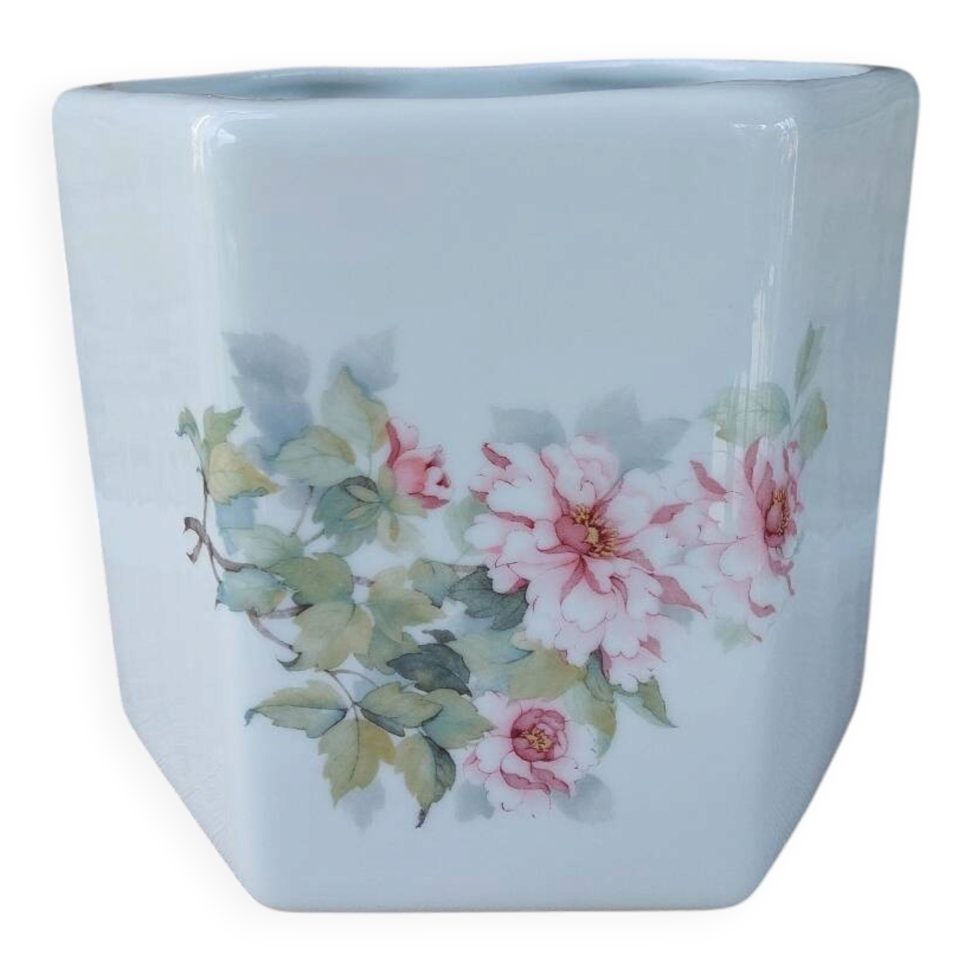 Vintage porcelain cache pot