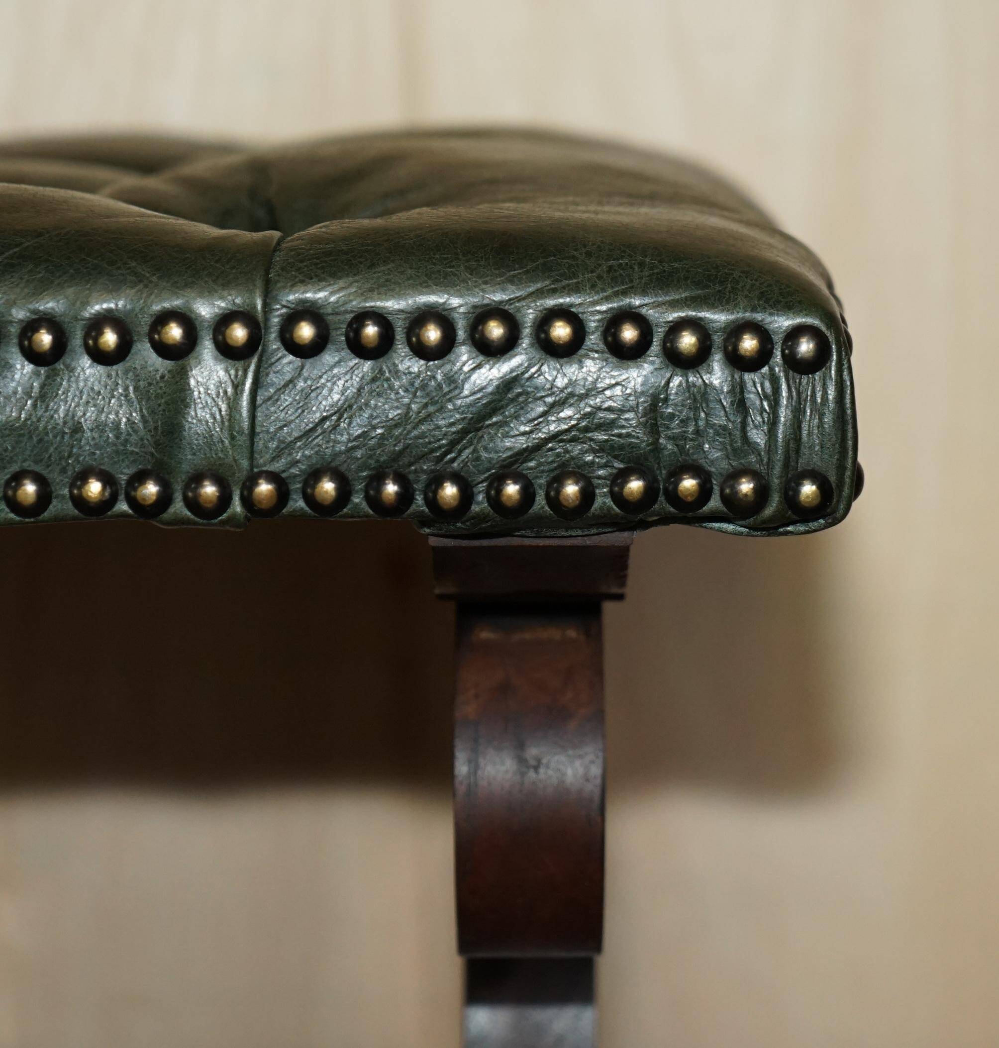 Victorian Chesterfield leather sofa