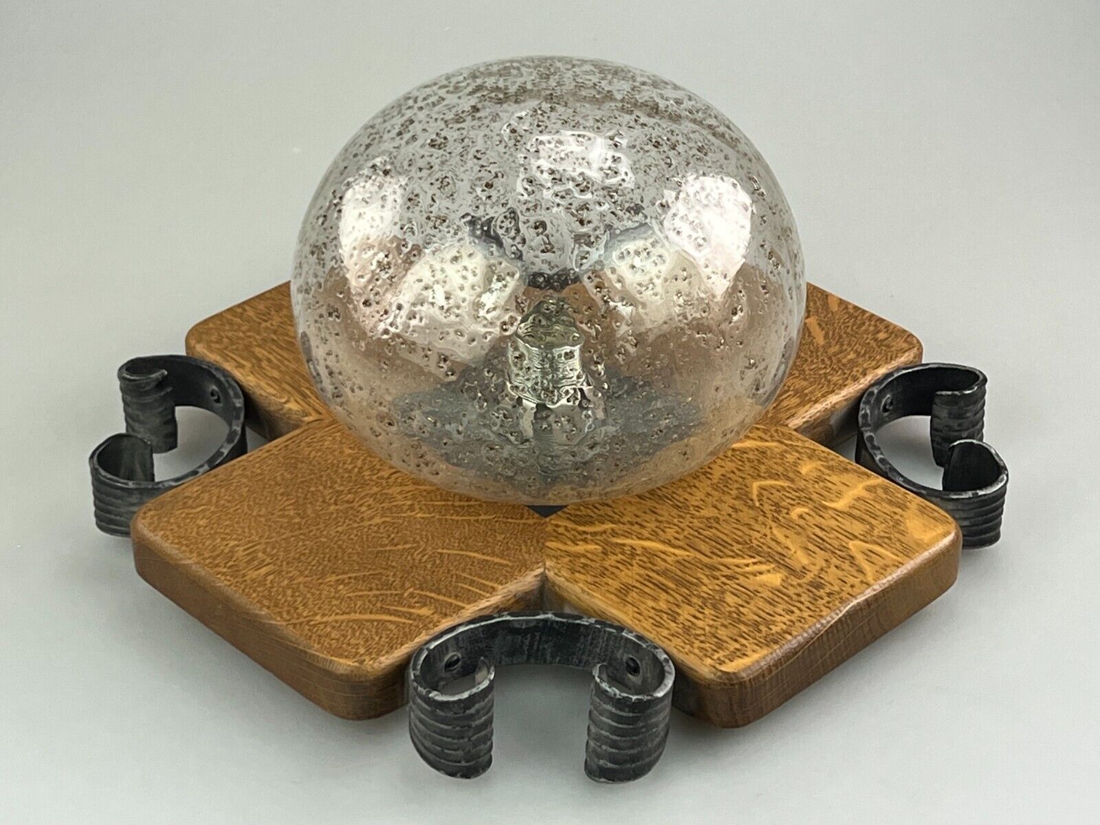 60s 70s wall lamp wall light glass Brutalist Kaiser Leuchten Germany