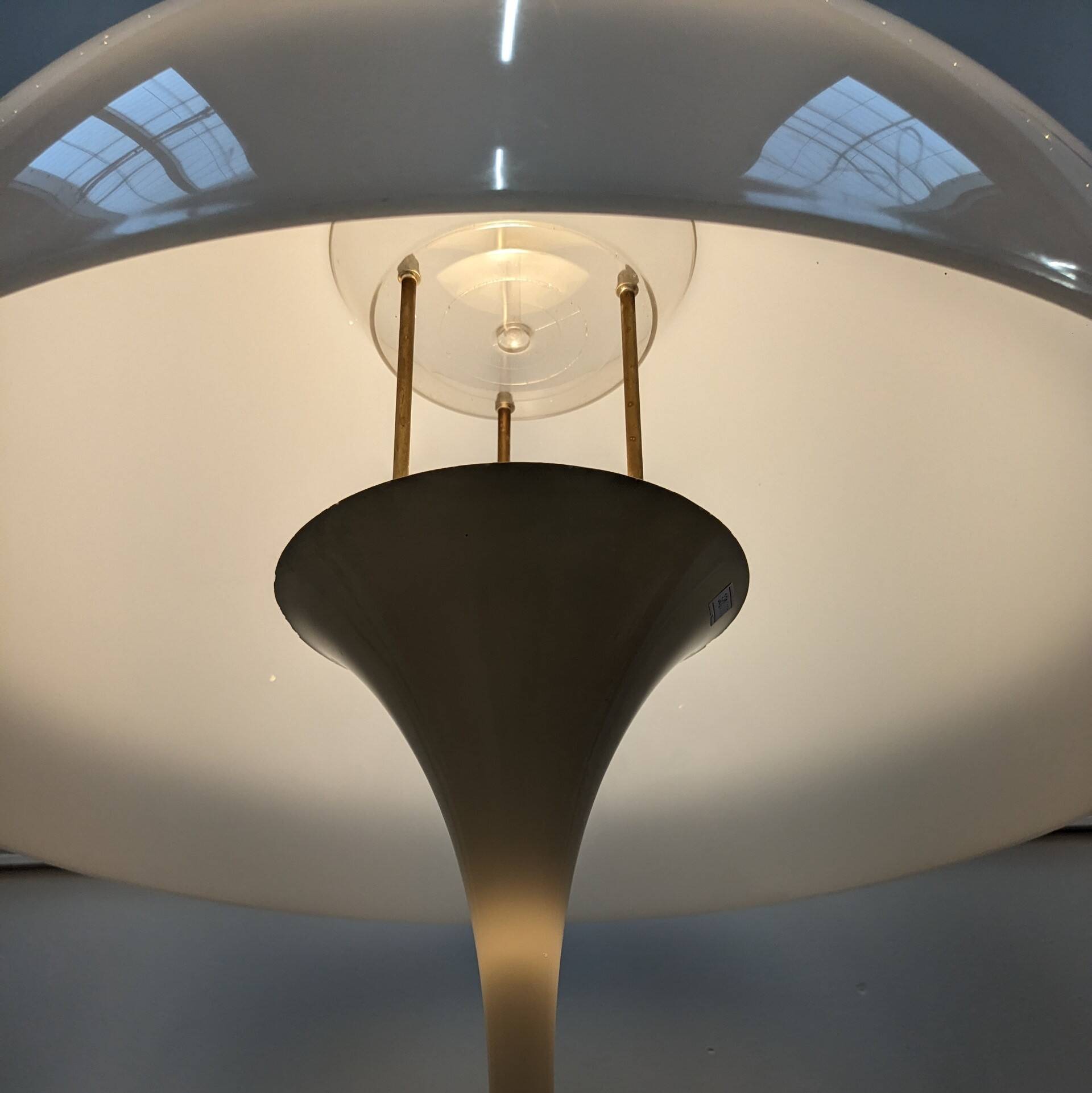 Panthella floor lamp by Verner Panton and Louis Poulsen