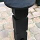 Sellette - Table d'appoint en bois teinté noir