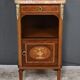 Small living room piece in marquetry, Louis XVI style – early 20th century