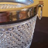 Crystal champagne bucket.