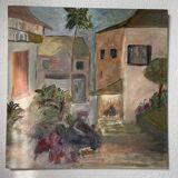 Oil on landscape panel