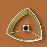 Hollywood Regency table lamp in gold brass and onyx - 1970s