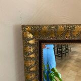 Large old gold vintage mirror