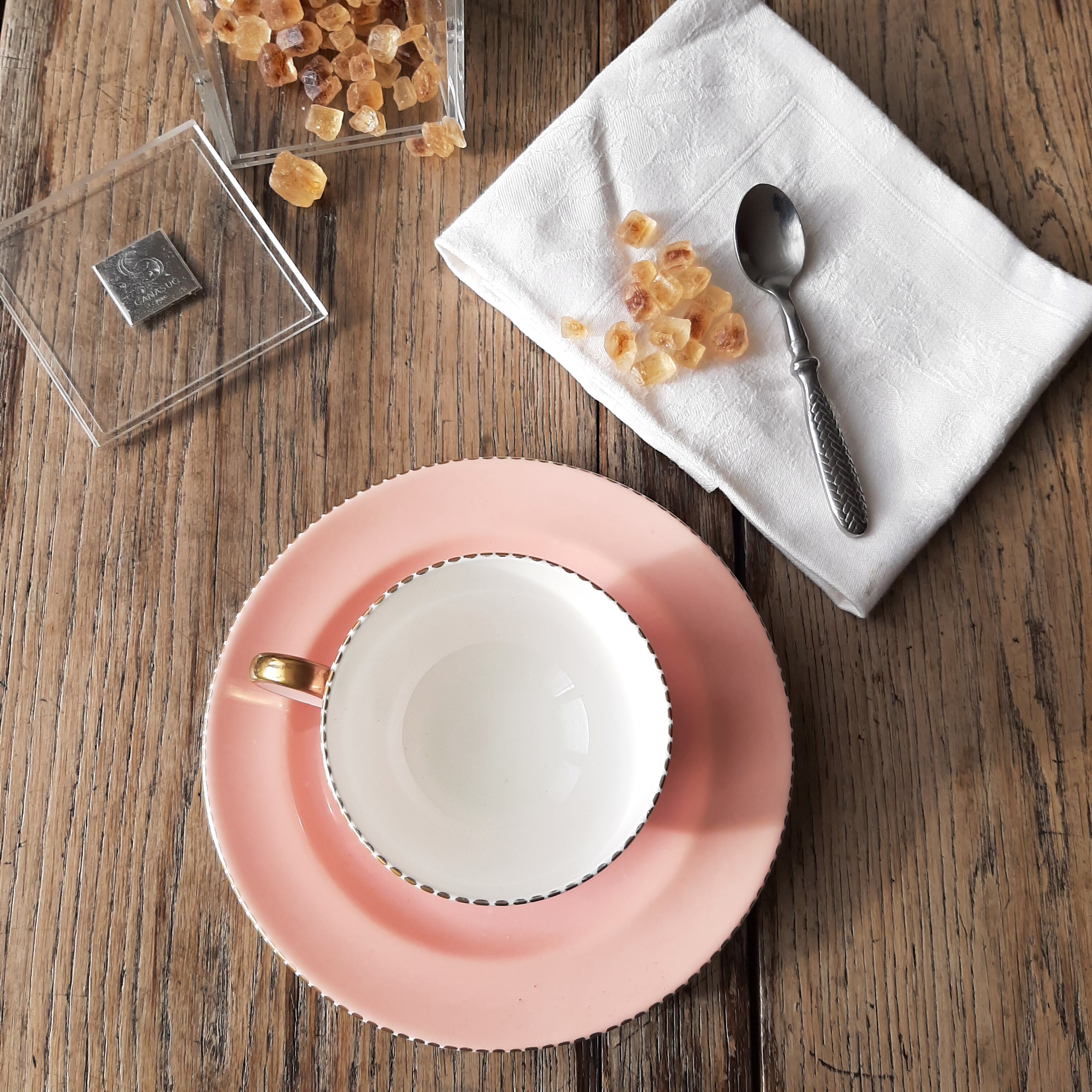 Wedgwood powder pink tea cup