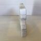 Six gray white marble knife holders