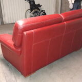 2-seater leather sofa