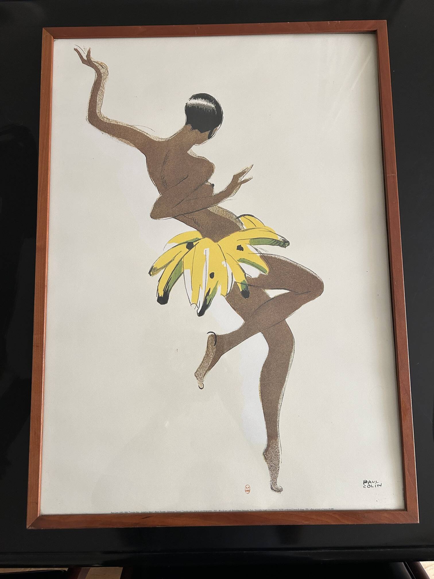 lithograph Tumulte Noir Joséphine Baker by Paul Colin