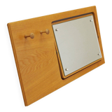 Hanger with mirror, Danish design, 1980s, production: Denmark
