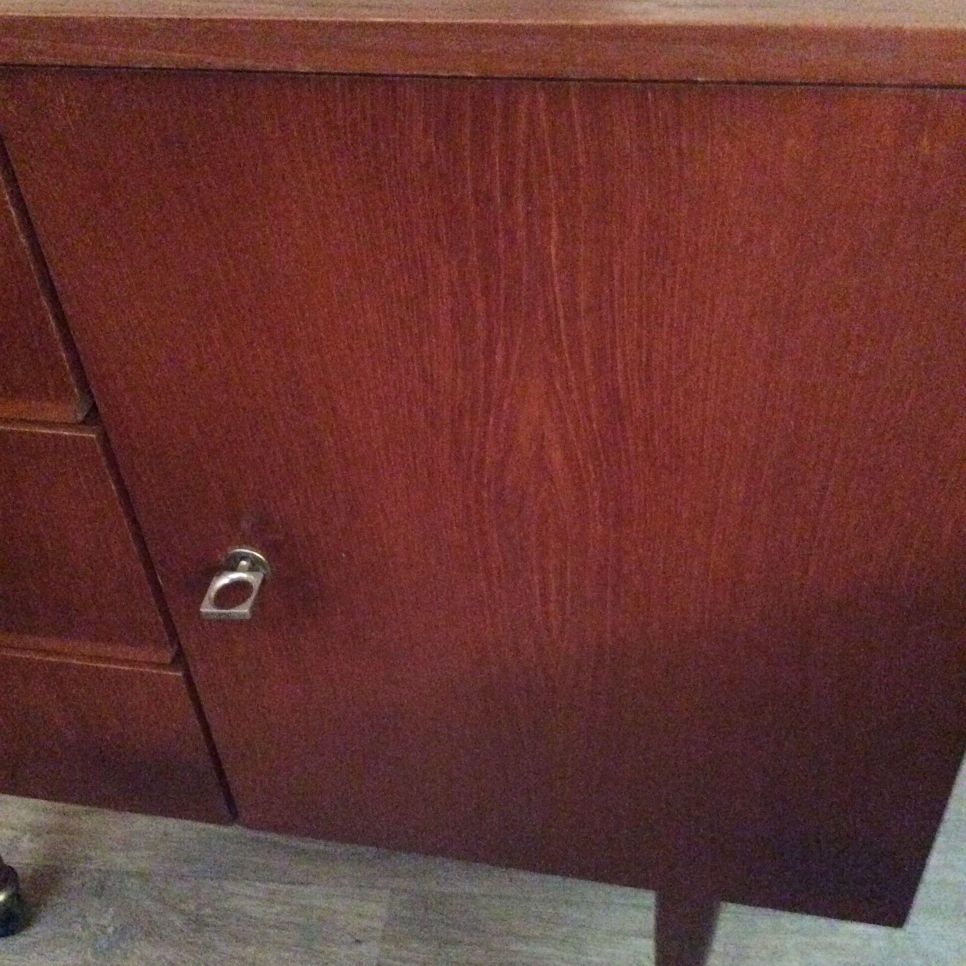 Meuble bar sur roulettes des années 60-70