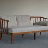 Mid Century Swedish Three Seater Sofa by Carl Malmsten, Model "Visingsö", 1960s