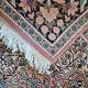 Vintage Kasmir Silk Hand-Knotted Rug with Floral Pattern, Pakistan 1950s