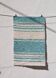Tapis artisanal tissé main en coton recyclé - 40 x 60 cm