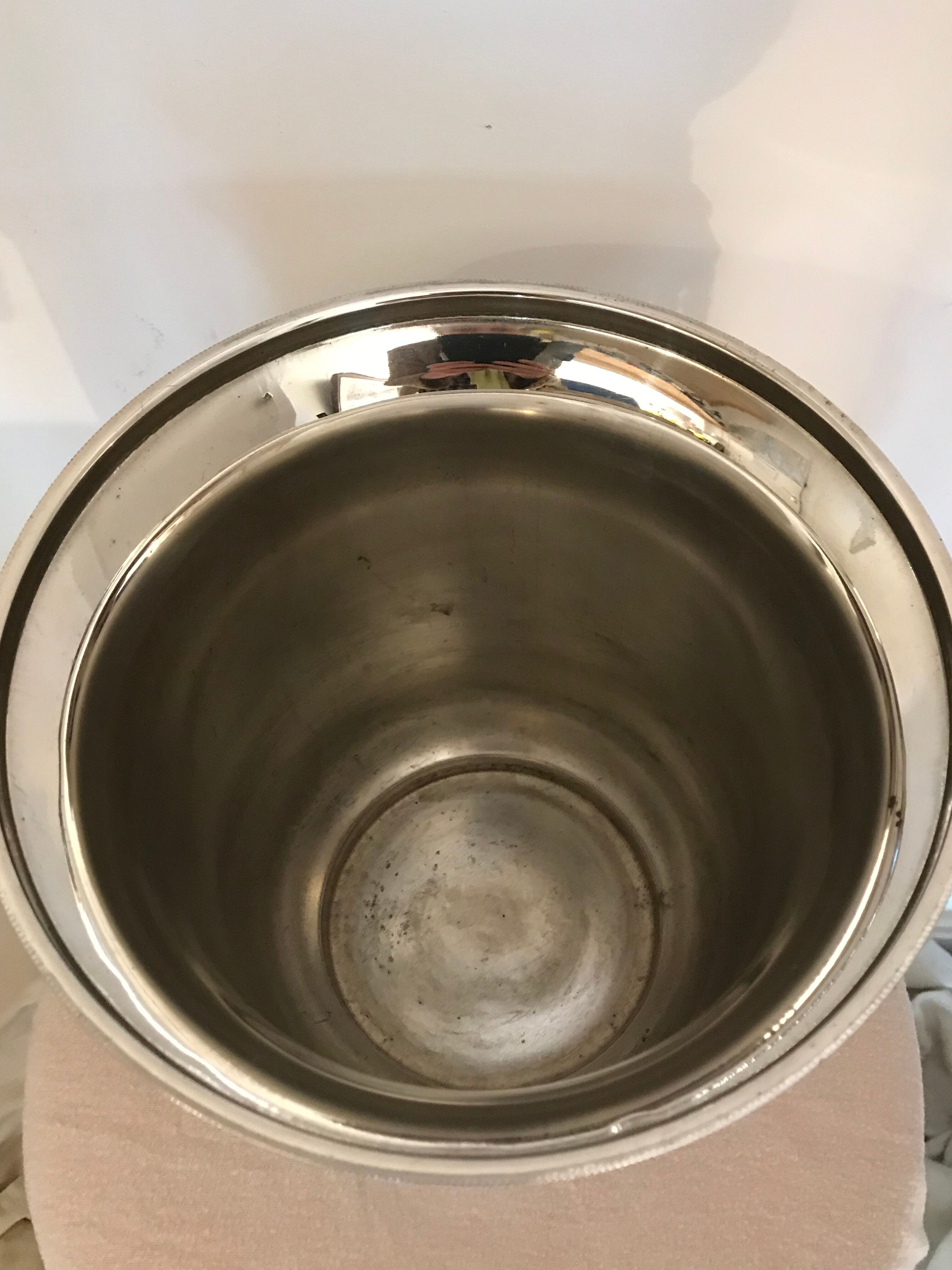 Silver champagne bucket, 19th century