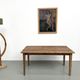 Farm table with tapered legs, L155 cm
