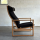 Set of 2 'BM-2254' sled chairs, Børge Mogensen, Fredericia Stolefabrik