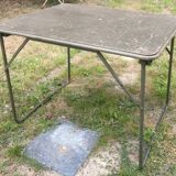 Ensemble militaire vintage Verhaeghe 1 table + 2 chaises