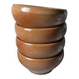 4 small Digoin crespo Sarreguemines bowls