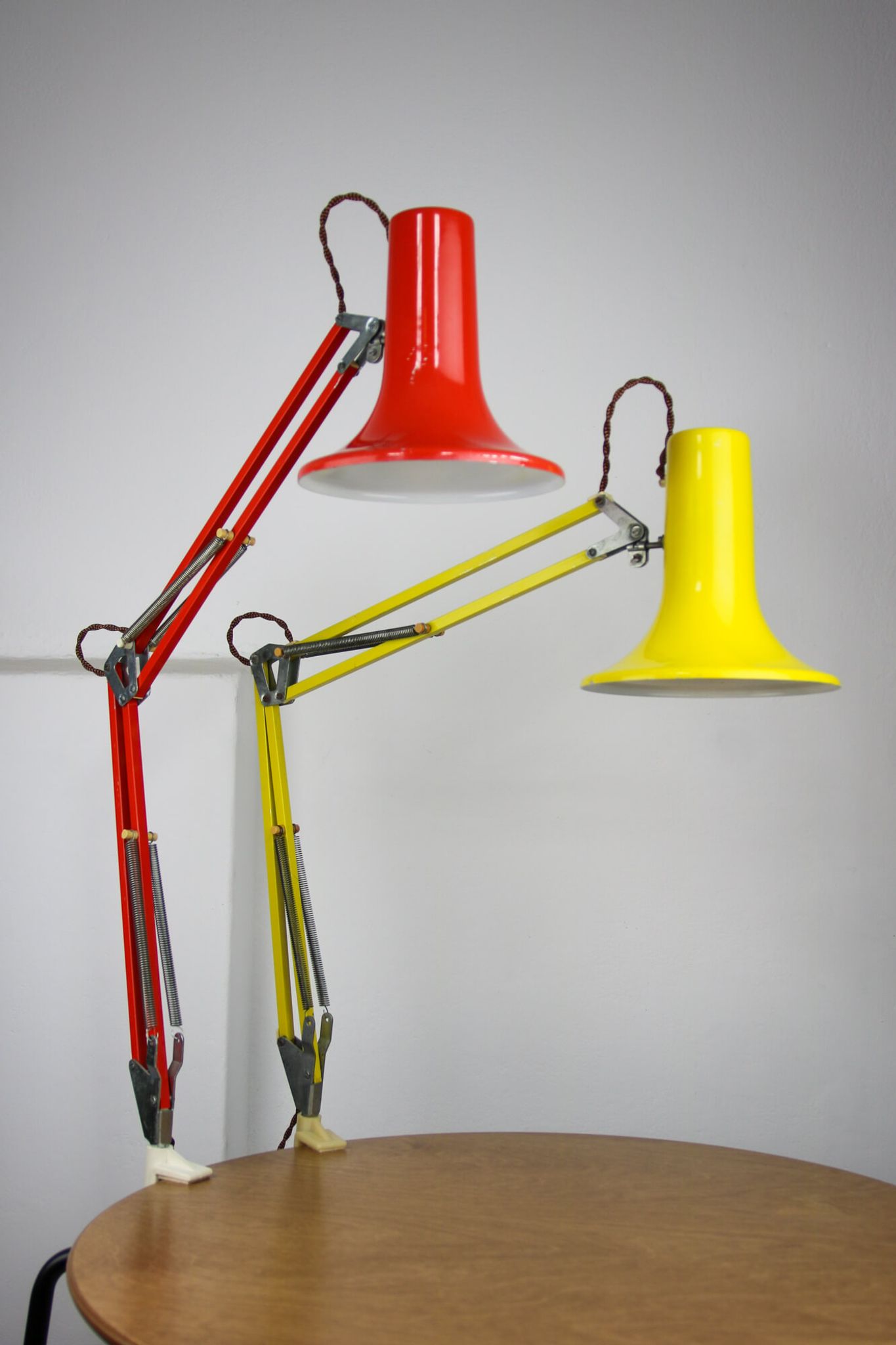 Yellow Adjustable Achitect Table Lamp by Sijaj, 1970s