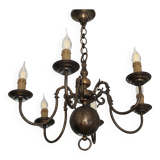 Lustre hollandais à 6 branches