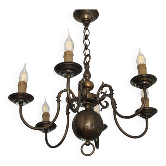 Dutch chandelier 6 branches