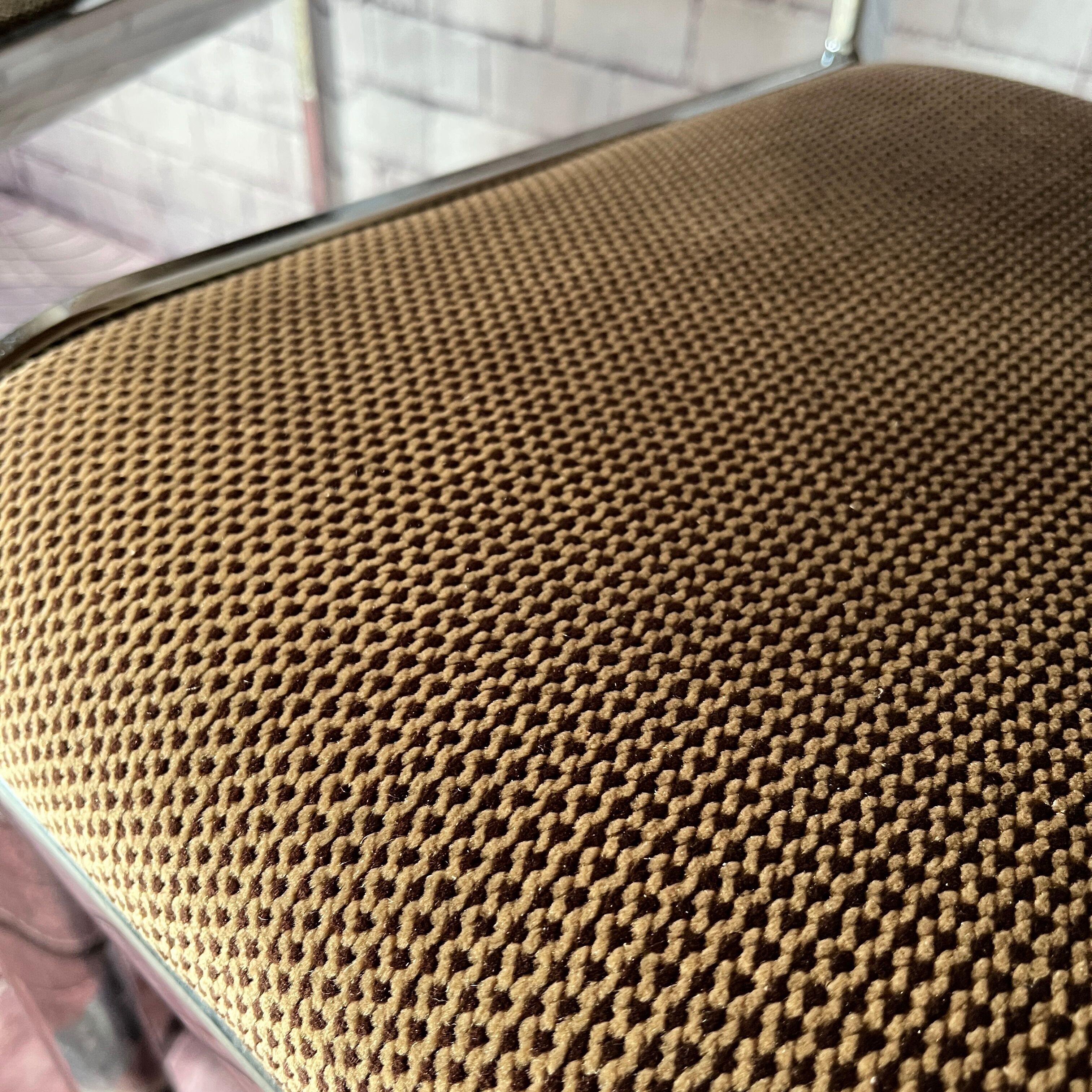 Duo of chrome chairs 70s