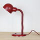 Vintage red metal desk lamp