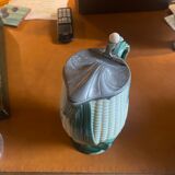 Tin corn-shaped pitcher