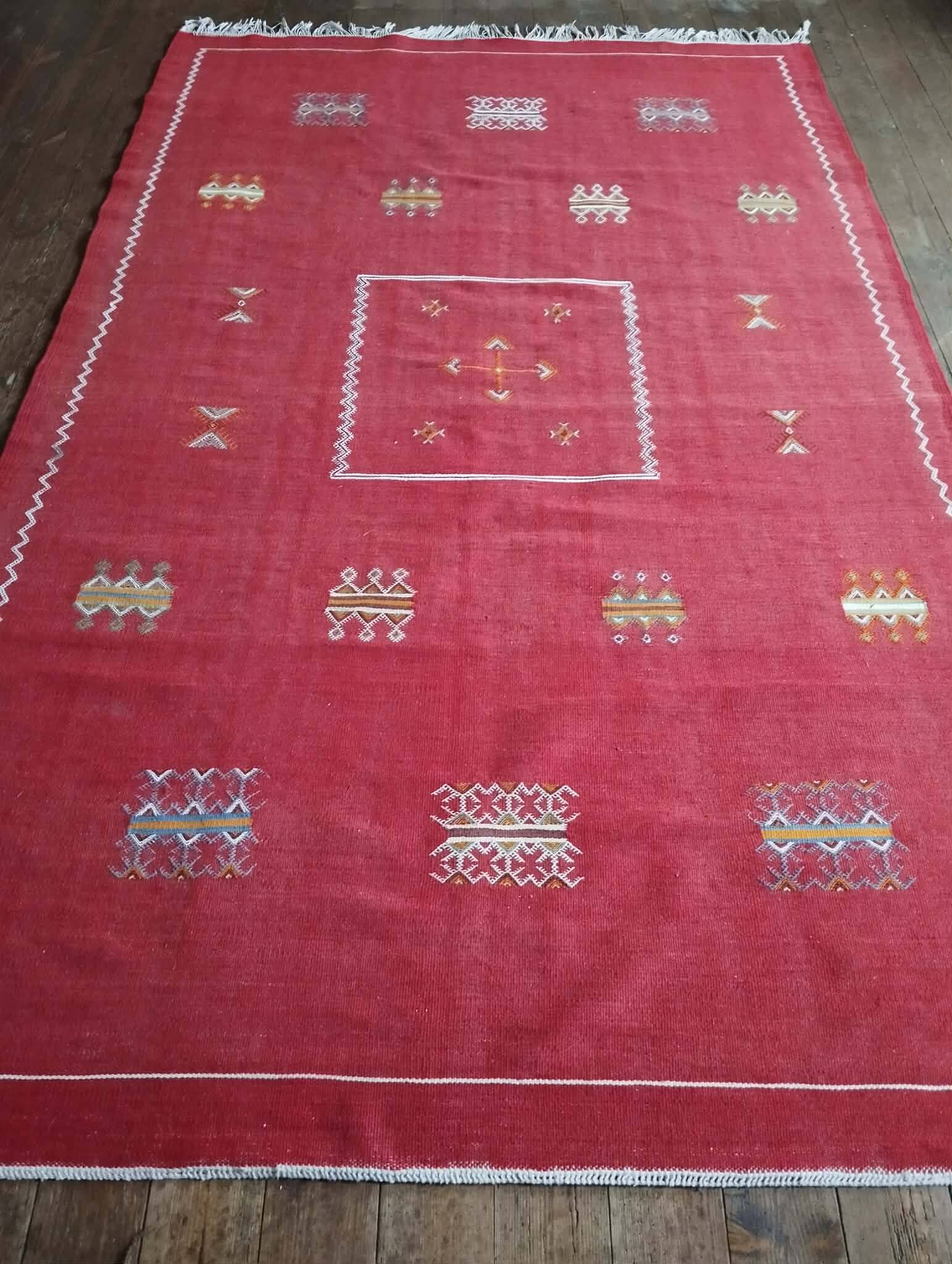 Handmade Berber rug 254x157cm