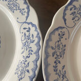 4 old flat plates