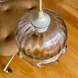 Jellyfish blown glass pendant lamp