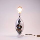 Sesto di Fiamma porcelain table lamp, Italy 1950s