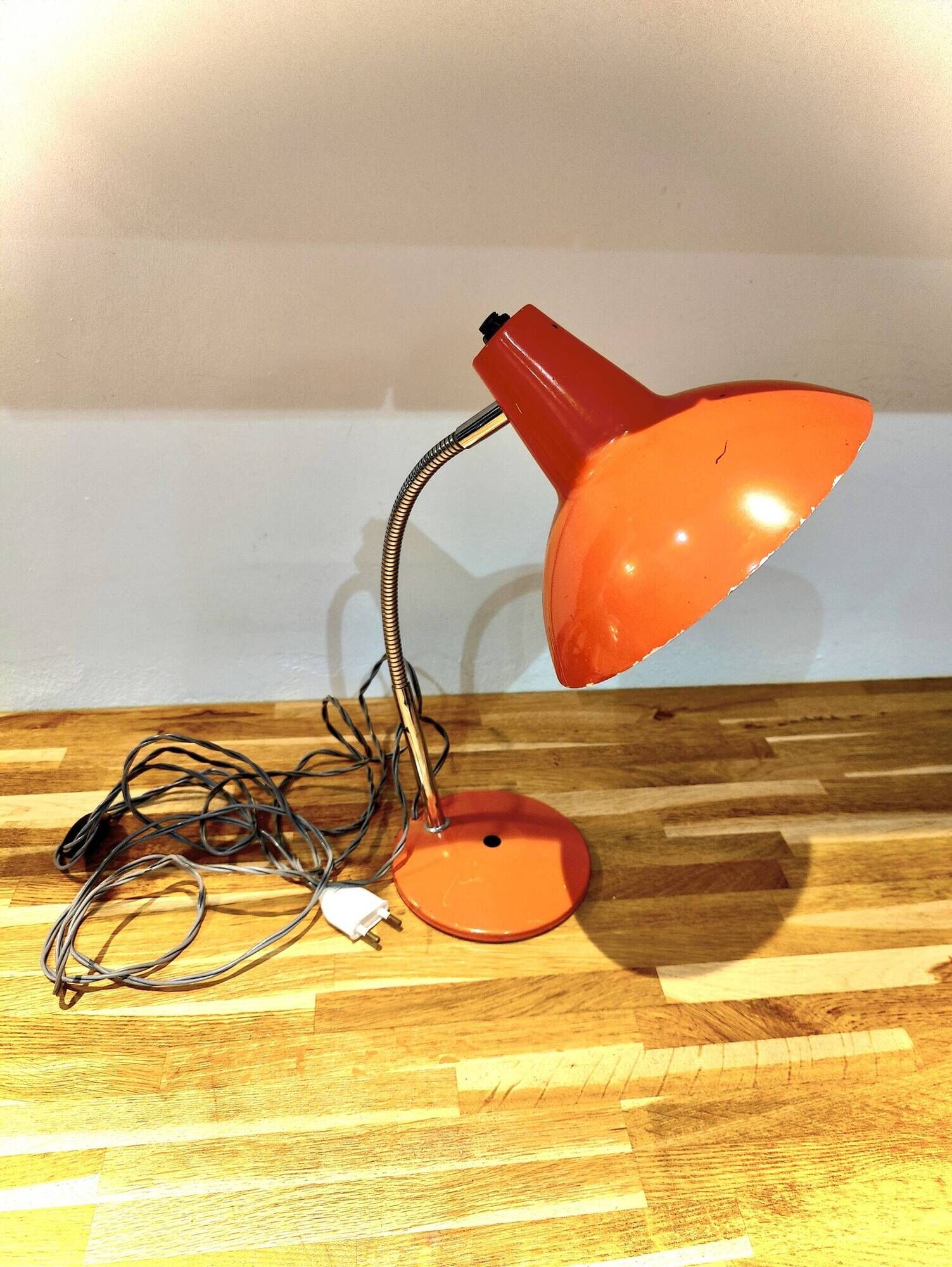 Vintage desk lamp - swan neck