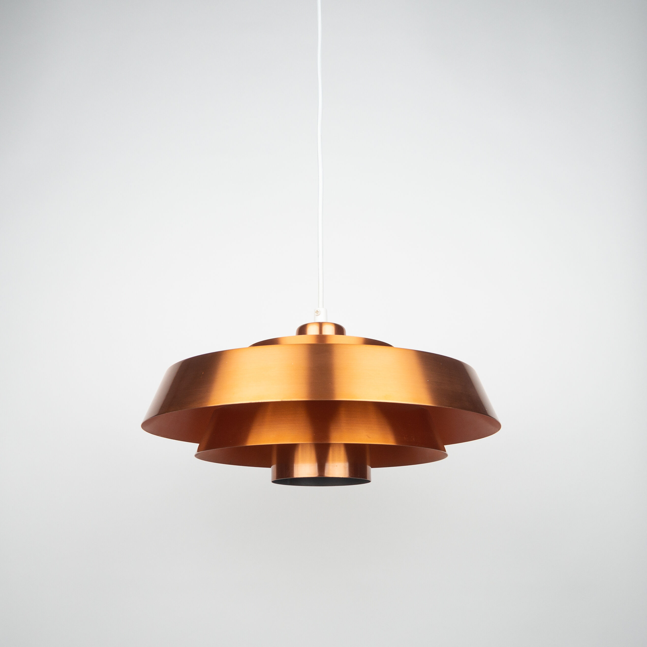 Danish vintage pendant lamp Nova by Jo Hammerborg, Fog og Morup, 1963