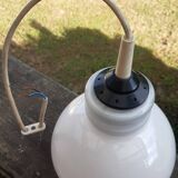 Vintage opaline pendant light