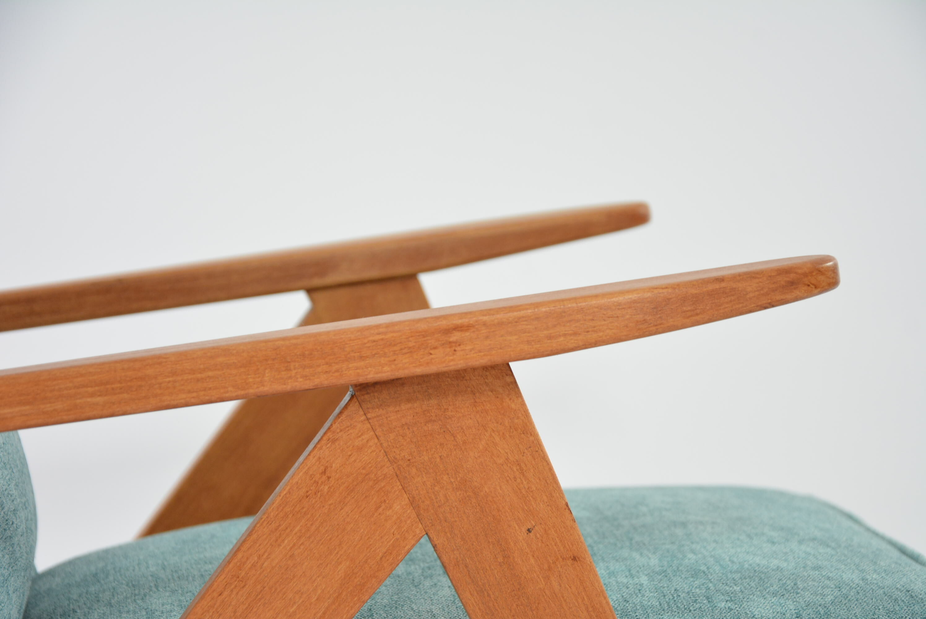 Fauteuil Komas canard chiné